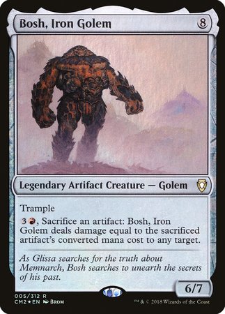 Bosh, Iron Golem [Commander Anthology Volume II] | Cards and Coasters CA