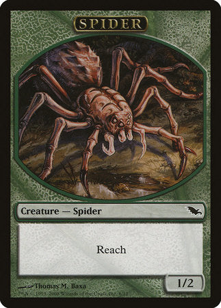 Spider Token [Shadowmoor Tokens] | Cards and Coasters CA