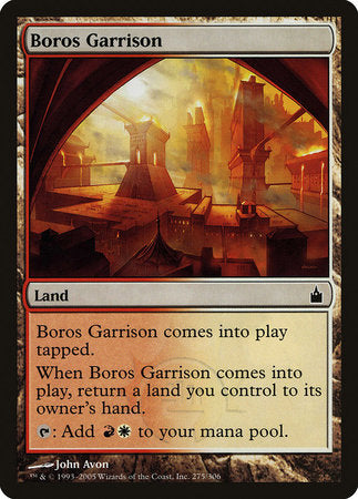 Boros Garrison [Ravnica: City of Guilds] | Cards and Coasters CA