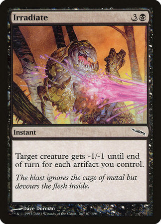 Irradiate [Mirrodin] | Cards and Coasters CA