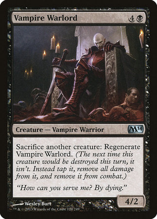 Vampire Warlord [Magic 2014] | Cards and Coasters CA