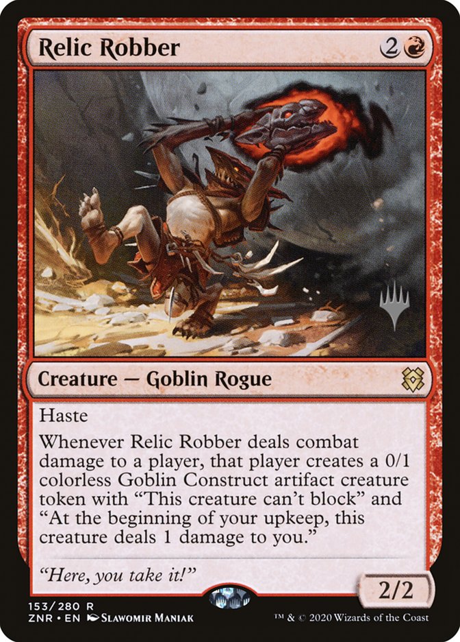 Relic Robber (Promo Pack) [Zendikar Rising Promos] | Cards and Coasters CA