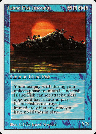 Island Fish Jasconius [Summer Magic / Edgar] | Cards and Coasters CA