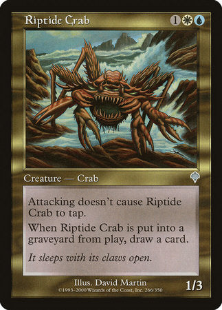 Riptide Crab [Invasion] | Cards and Coasters CA