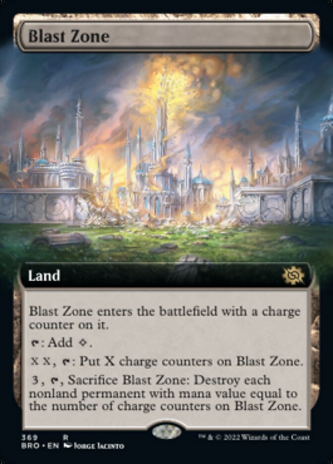 Blast Zone (Extended Art) [The Brothers' War] | Cards and Coasters CA