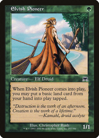 Elvish Pioneer [Onslaught] | Cards and Coasters CA