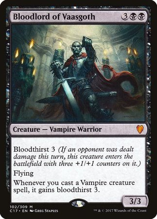 Bloodlord of Vaasgoth [Commander 2017] | Cards and Coasters CA