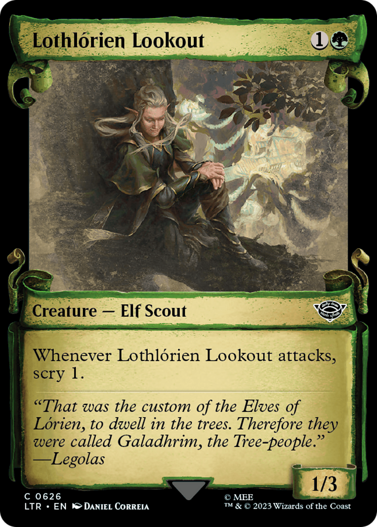 Lothlorien Lookout [The Lord of the Rings: Tales of Middle-Earth Showcase Scrolls] | Cards and Coasters CA