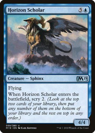 Horizon Scholar [Core Set 2019] | Cards and Coasters CA