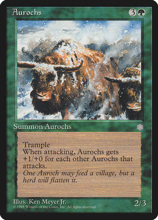 Aurochs [Ice Age] | Cards and Coasters CA