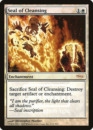 Seal of Cleansing [Friday Night Magic 2005] | Cards and Coasters CA