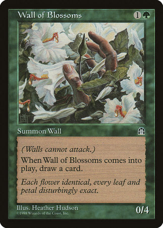 Wall of Blossoms [Stronghold] | Cards and Coasters CA