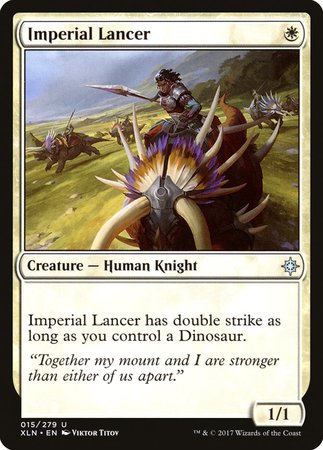 Imperial Lancer [Ixalan] | Cards and Coasters CA