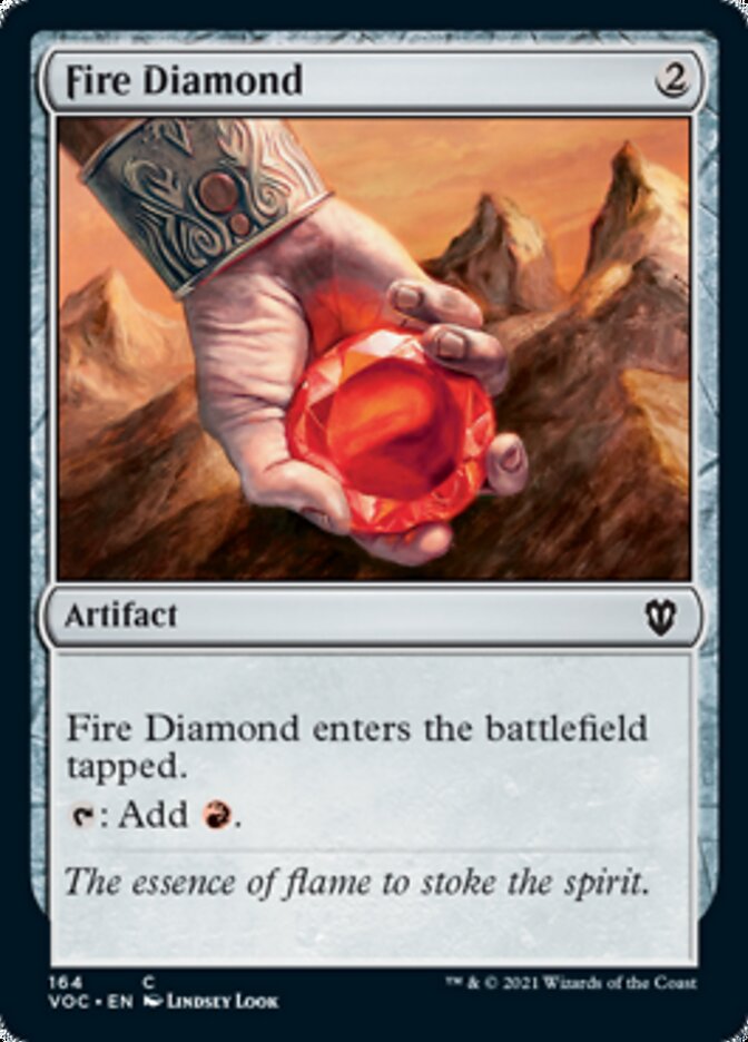 Fire Diamond [Innistrad: Crimson Vow Commander] | Cards and Coasters CA