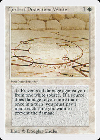 Circle of Protection: White [Revised Edition] | Cards and Coasters CA