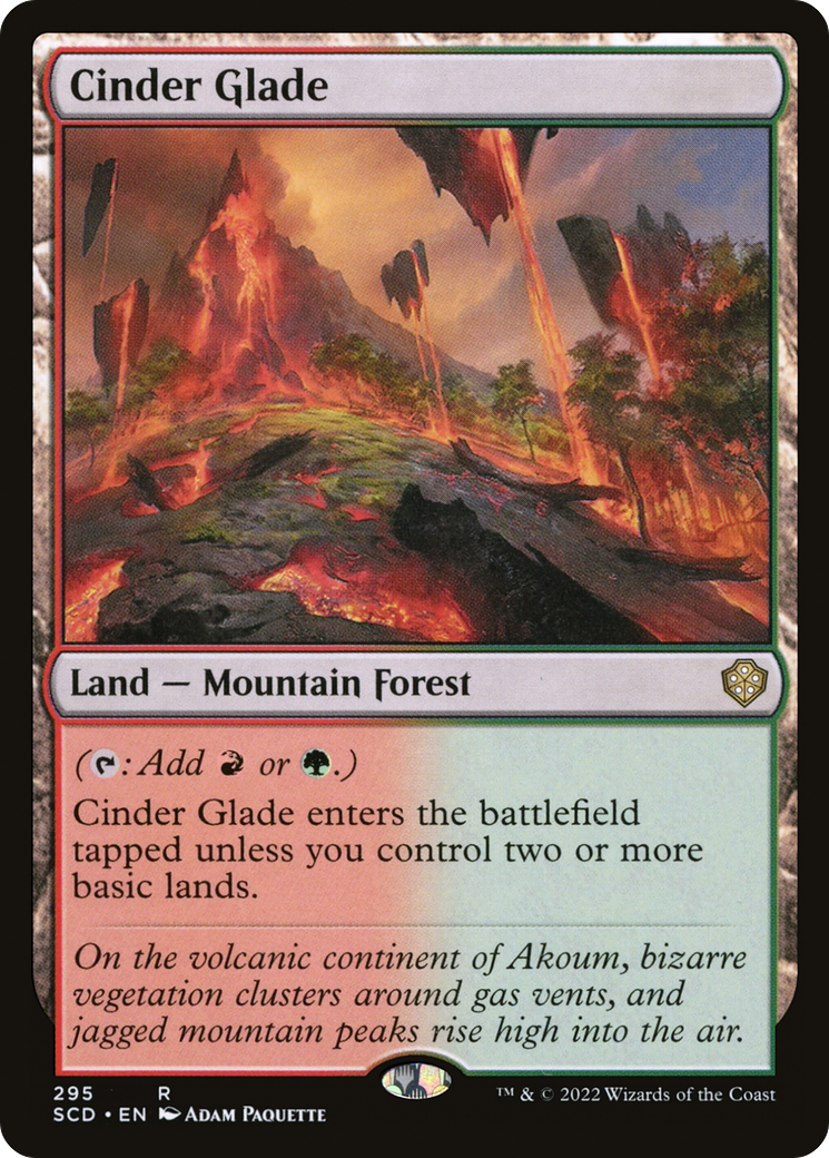 Cinder Glade [Starter Commander Decks] | Cards and Coasters CA