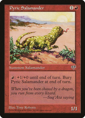 Pyric Salamander [Mirage] | Cards and Coasters CA
