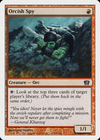 Orcish Spy [Eighth Edition] | Cards and Coasters CA