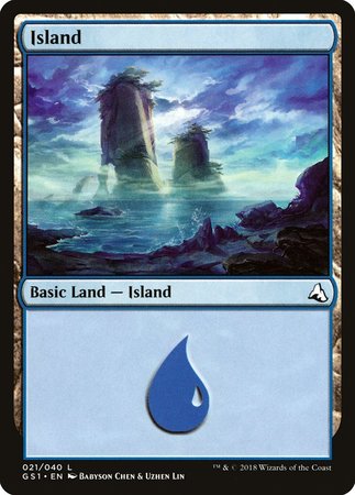 Island [Global Series Jiang Yanggu & Mu Yanling] | Cards and Coasters CA