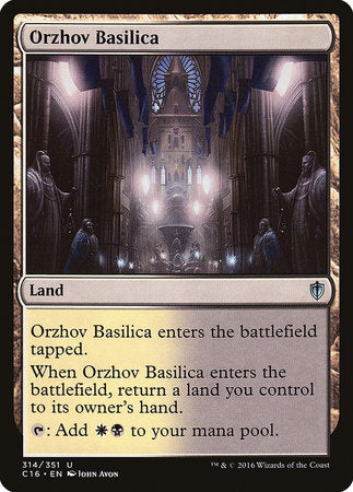 Orzhov Basilica [Commander 2016] | Cards and Coasters CA
