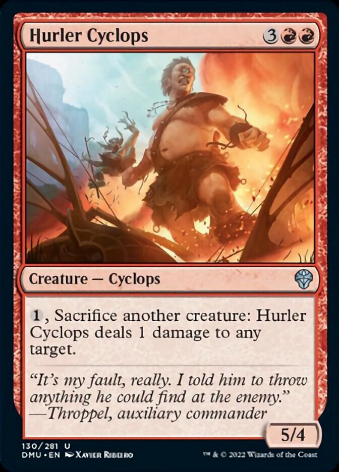 Hurler Cyclops [Dominaria United] | Cards and Coasters CA