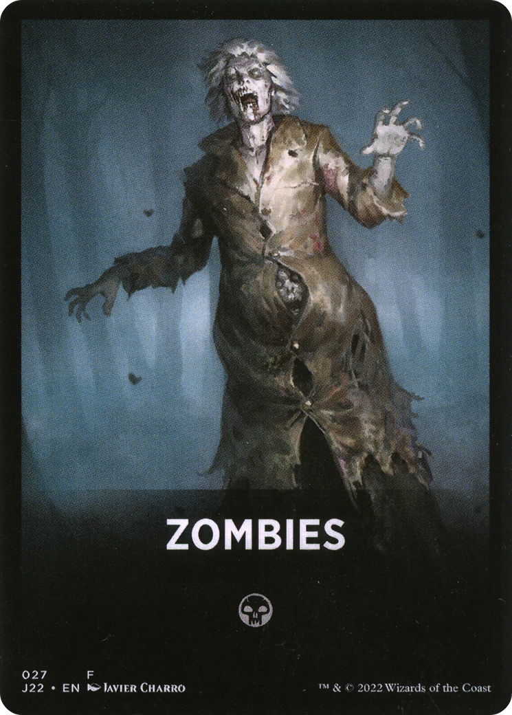 Zombies Theme Card [Jumpstart 2022 Front Cards] | Cards and Coasters CA