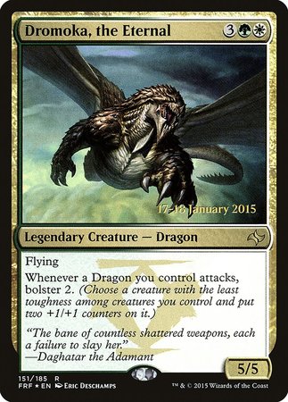 Dromoka, the Eternal [Fate Reforged Promos] | Cards and Coasters CA