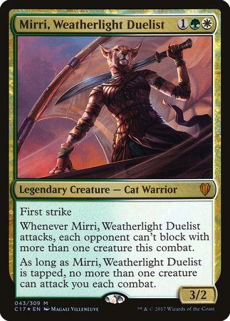 Mirri, Weatherlight Duelist [Commander 2017] | Cards and Coasters CA