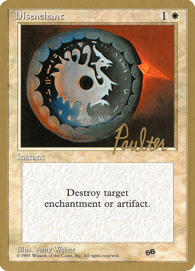 Disenchant (Preston Poulter) (SB) [Pro Tour Collector Set] | Cards and Coasters CA