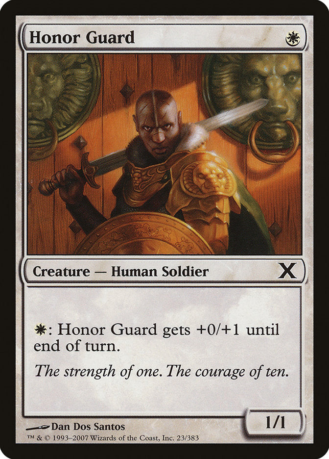 Honor Guard [Tenth Edition] | Cards and Coasters CA