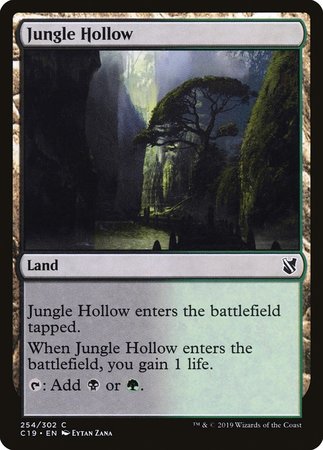 Jungle Hollow [Commander 2019] | Cards and Coasters CA