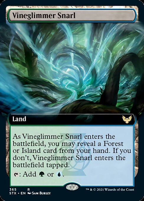 Vineglimmer Snarl (Extended) [Strixhaven: School of Mages] | Cards and Coasters CA