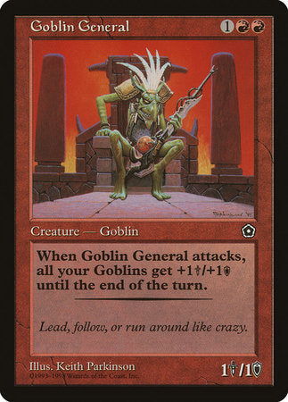 Goblin General [Portal Second Age] | Cards and Coasters CA