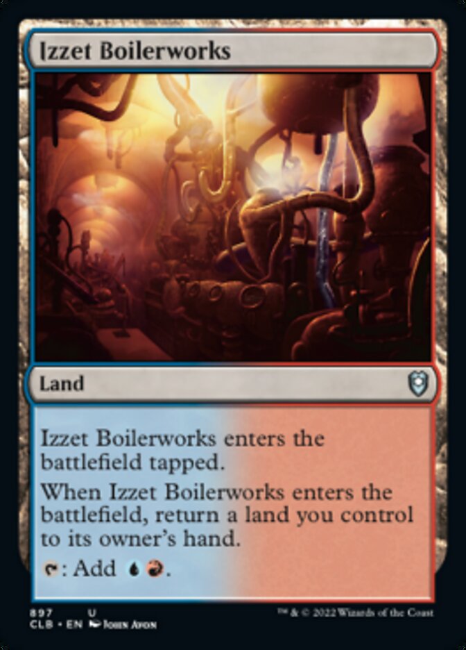 Izzet Boilerworks [Commander Legends: Battle for Baldur's Gate] | Cards and Coasters CA