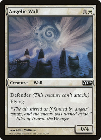 Angelic Wall [Magic 2014] | Cards and Coasters CA