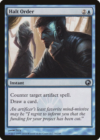 Halt Order [Scars of Mirrodin] | Cards and Coasters CA