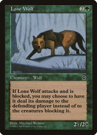 Lone Wolf [Portal Second Age] | Cards and Coasters CA