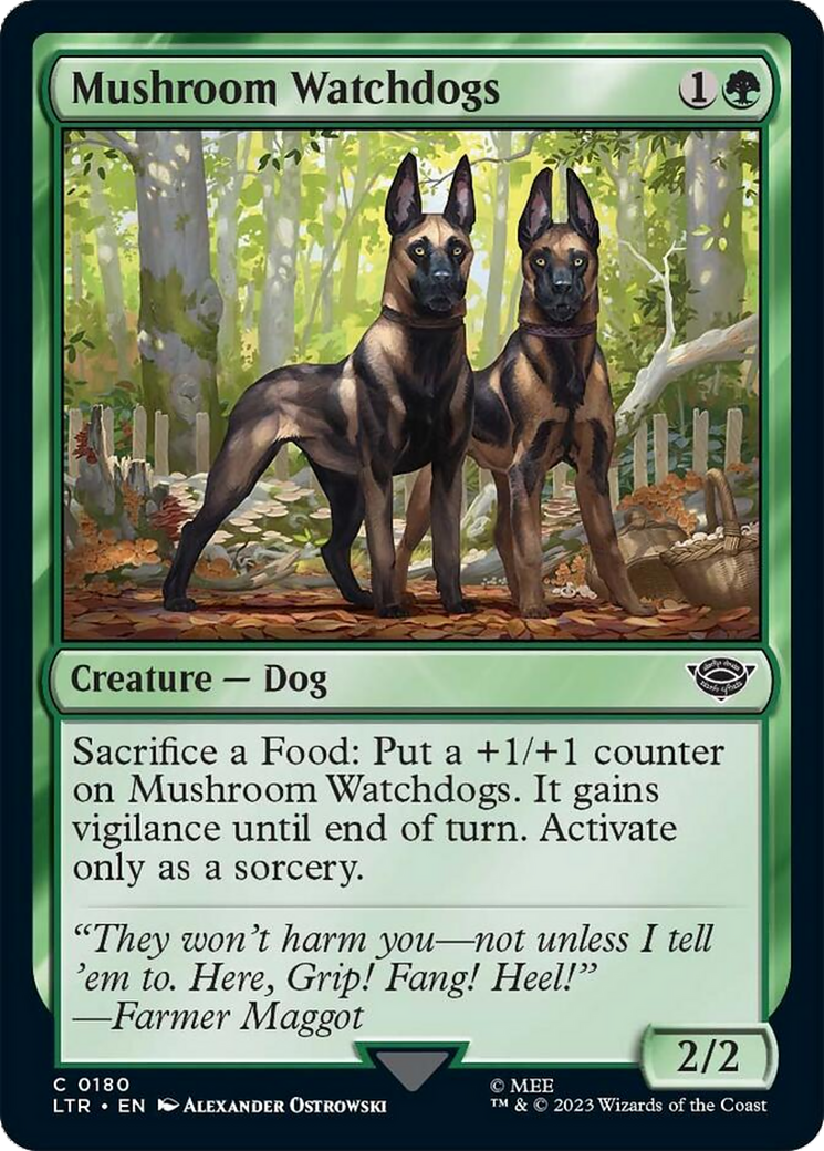 Mushroom Watchdogs [The Lord of the Rings: Tales of Middle-Earth] | Cards and Coasters CA