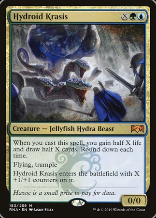 Hydroid Krasis [Ravnica Allegiance] | Cards and Coasters CA