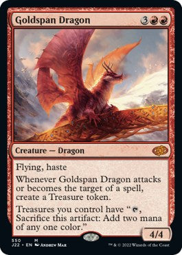 Goldspan Dragon [Jumpstart 2022] | Cards and Coasters CA