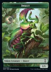 Ogre // Insect Double-sided Token [Streets of New Capenna Commander Tokens] | Cards and Coasters CA