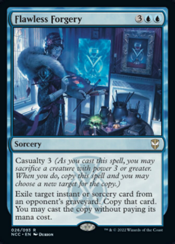 Flawless Forgery [Streets of New Capenna Commander] | Cards and Coasters CA