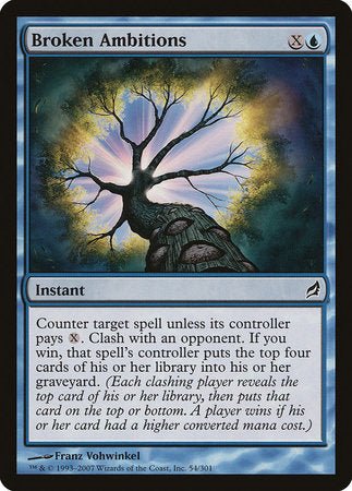 Broken Ambitions [Lorwyn] | Cards and Coasters CA