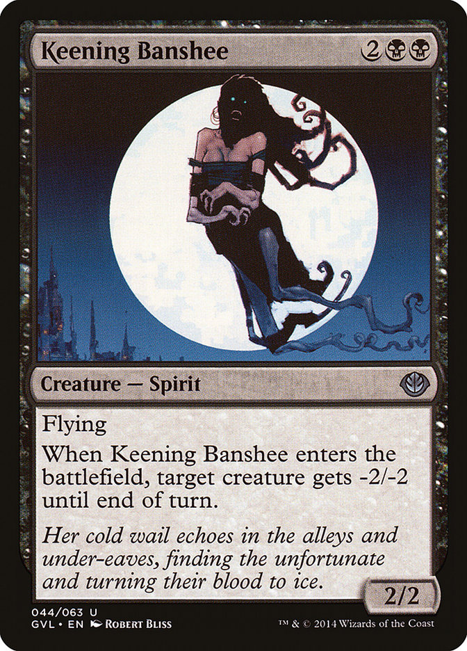 Keening Banshee (Garruk vs. Liliana) [Duel Decks Anthology] | Cards and Coasters CA