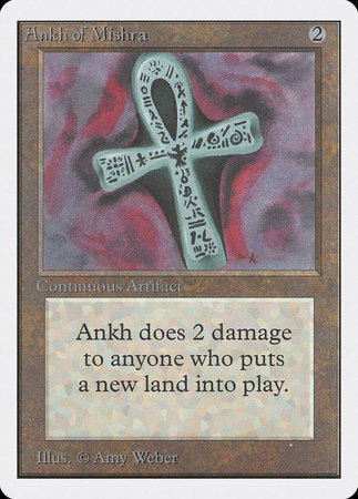 Ankh of Mishra [Unlimited Edition] | Cards and Coasters CA