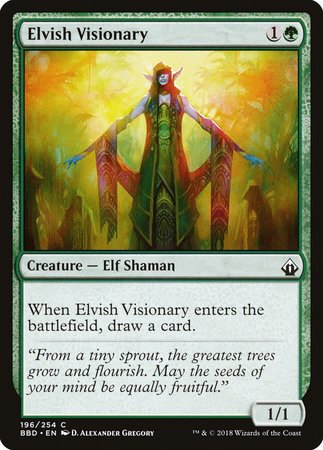 Elvish Visionary [Battlebond] | Cards and Coasters CA