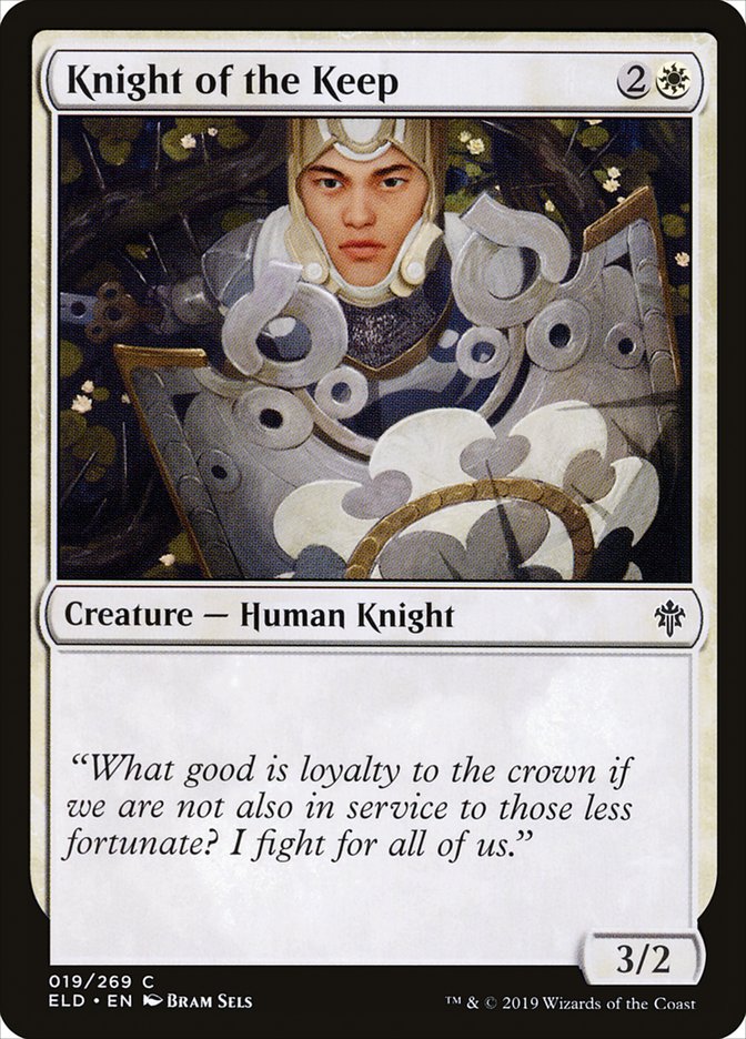 Knight of the Keep [Throne of Eldraine] | Cards and Coasters CA