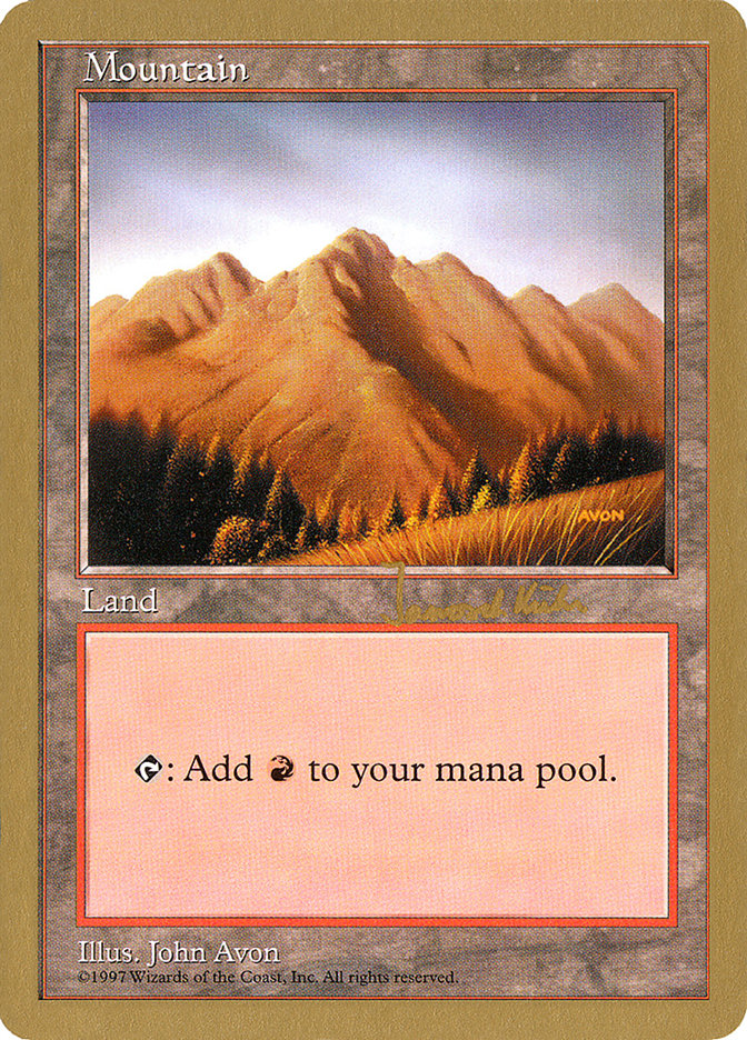 Mountain (jk444) (Janosch Kuhn) [World Championship Decks 1997] | Cards and Coasters CA