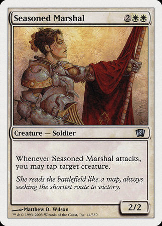 Seasoned Marshal [Eighth Edition] | Cards and Coasters CA