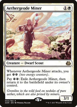Aethergeode Miner [Aether Revolt] | Cards and Coasters CA